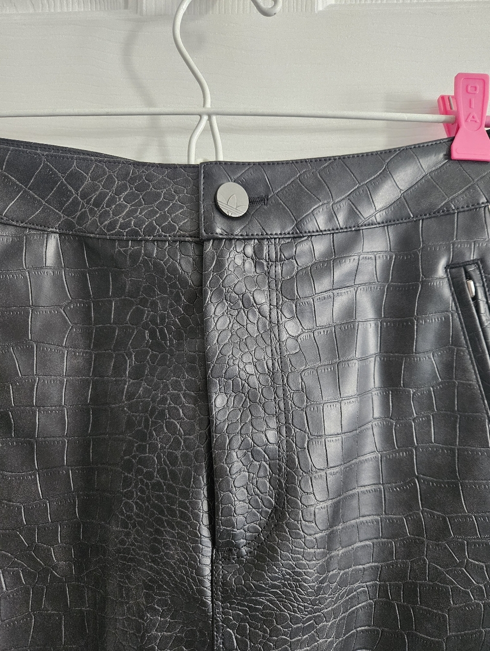 NWT Adidas Originals Pleather Mini Skirt - Picture 8 of 10
